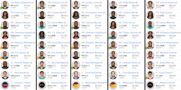 FanDuel_2015_Week_7_Tournament_Lineups